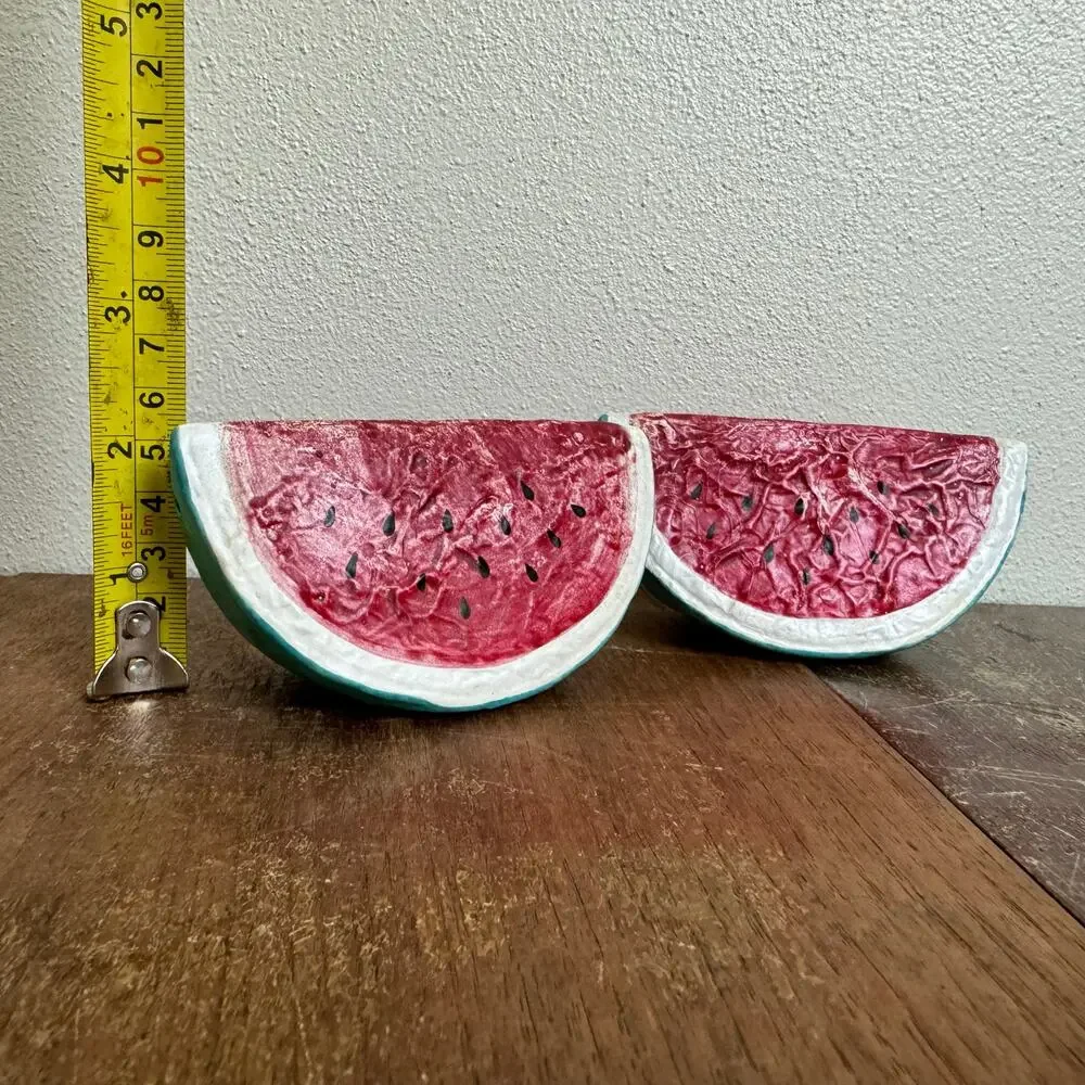Vintage resin watermelon