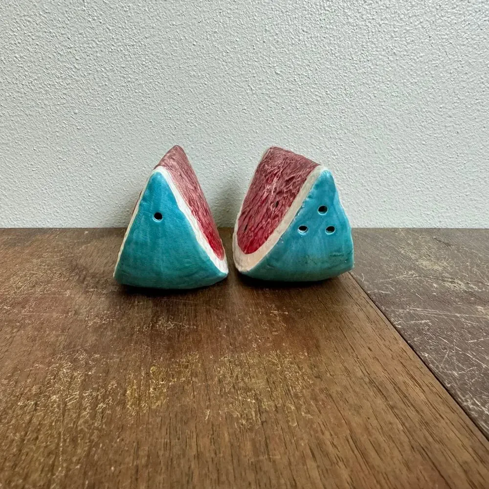 Vintage resin watermelon