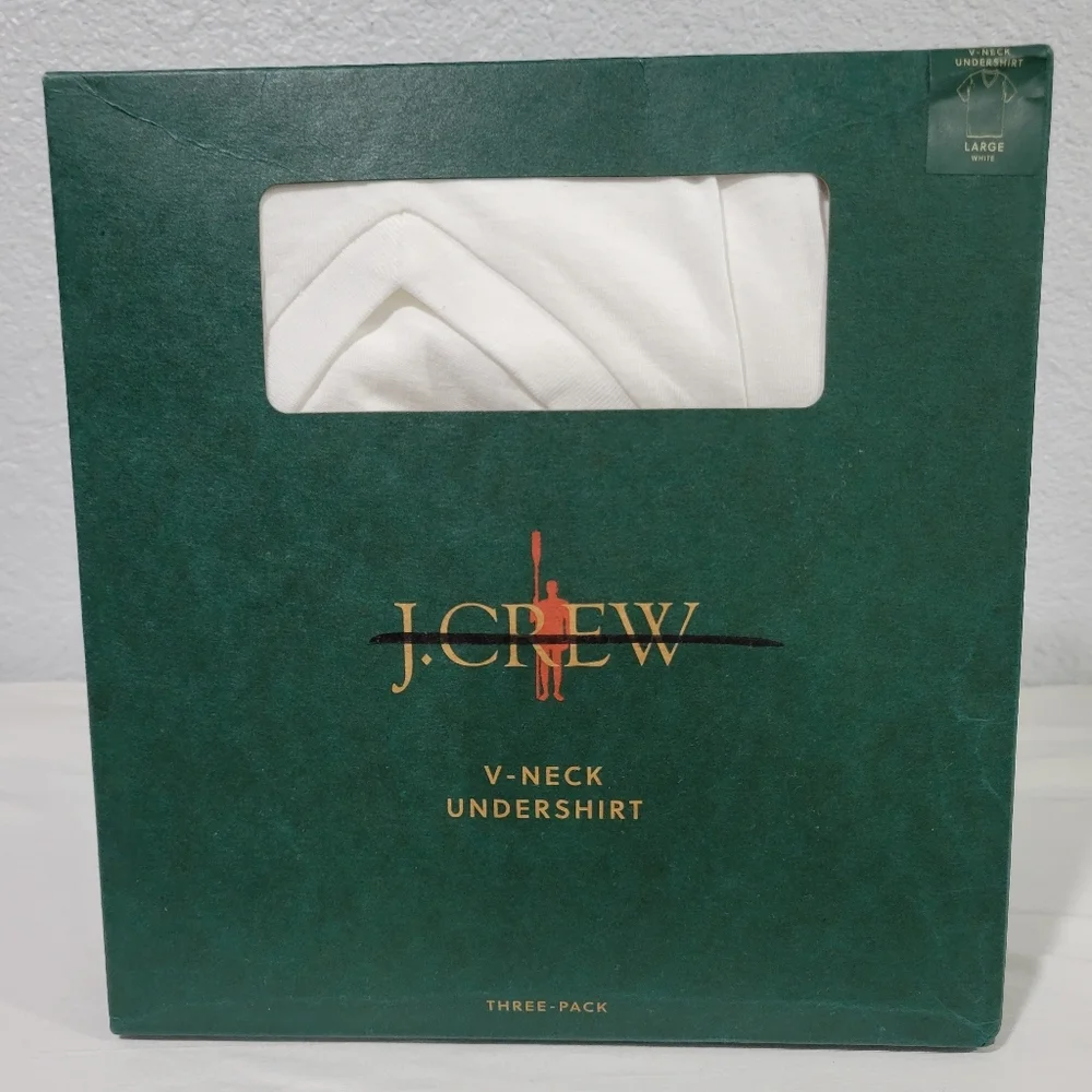 J. Crew neck undershirts
