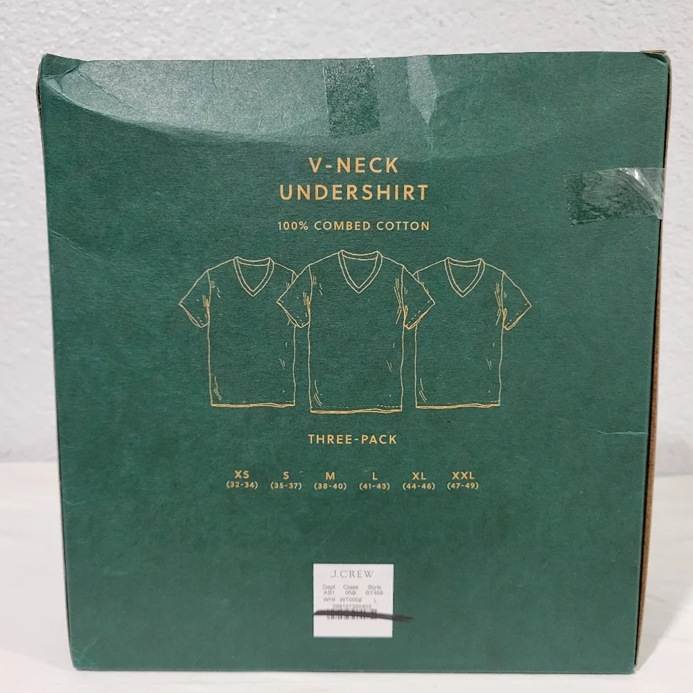 J. Crew neck undershirts
