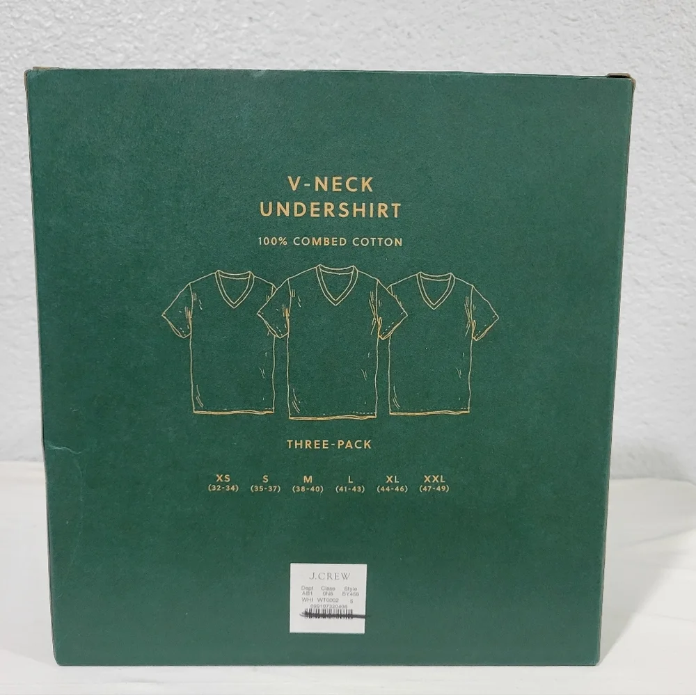J. Crew neck undershirts