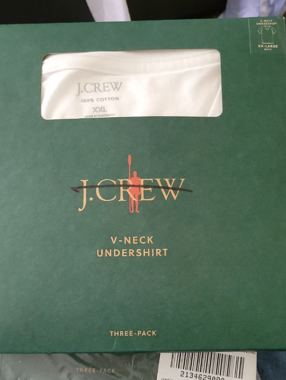 J. Crew neck undershirts