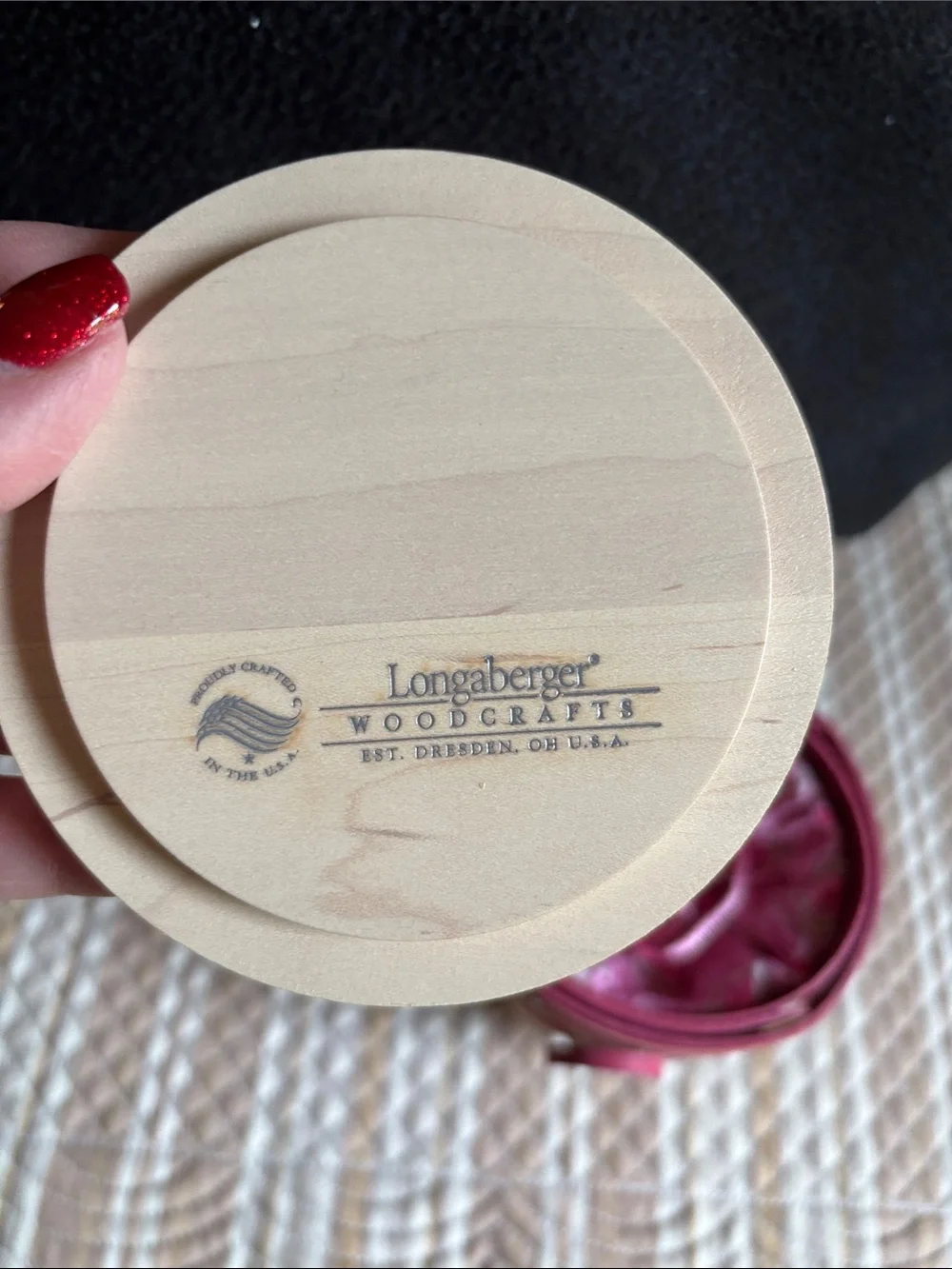 Longaberger includes basket
