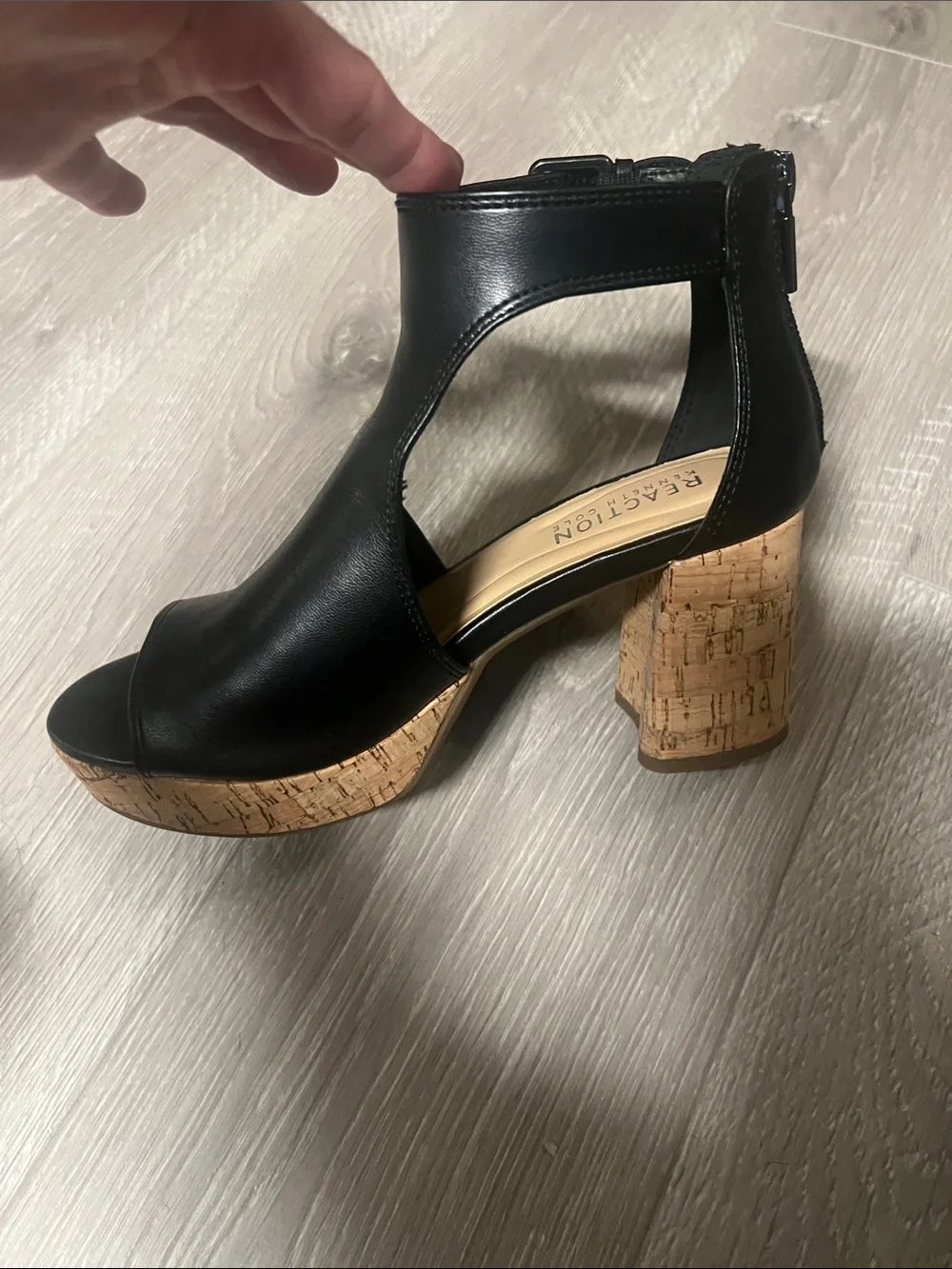 Kenneth Cole Reaction black faux