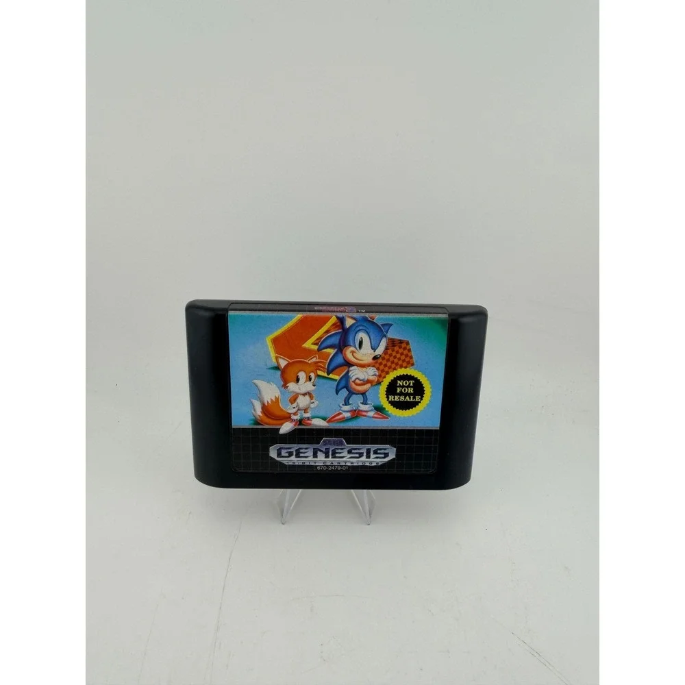 Sonic The Hedgehog 2 Sega Genesis Not For Resale NTSC Cartridge 1992 670-2479-01