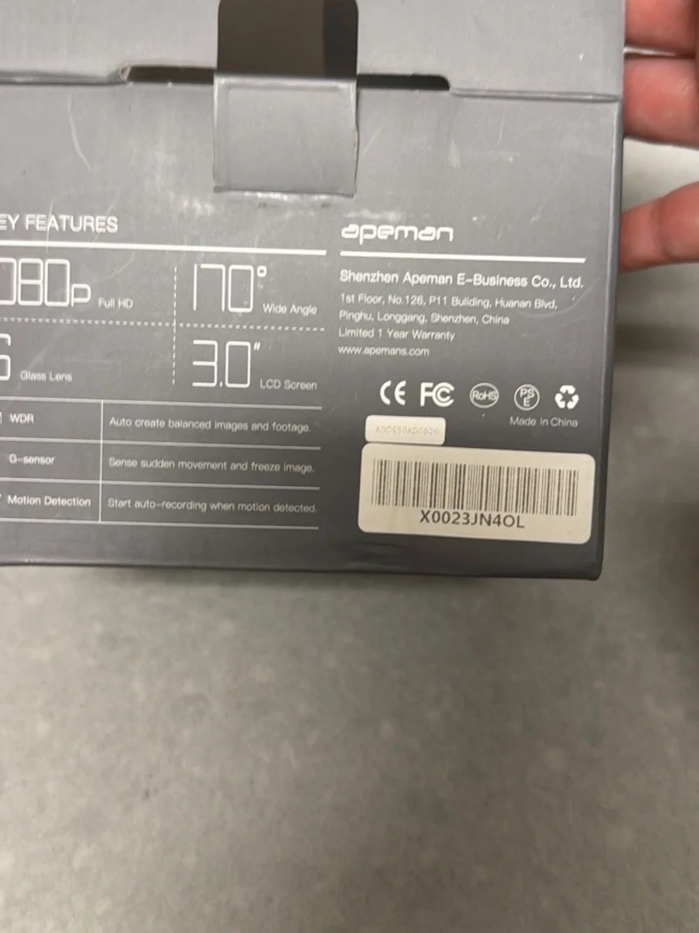 N/A apeman c450