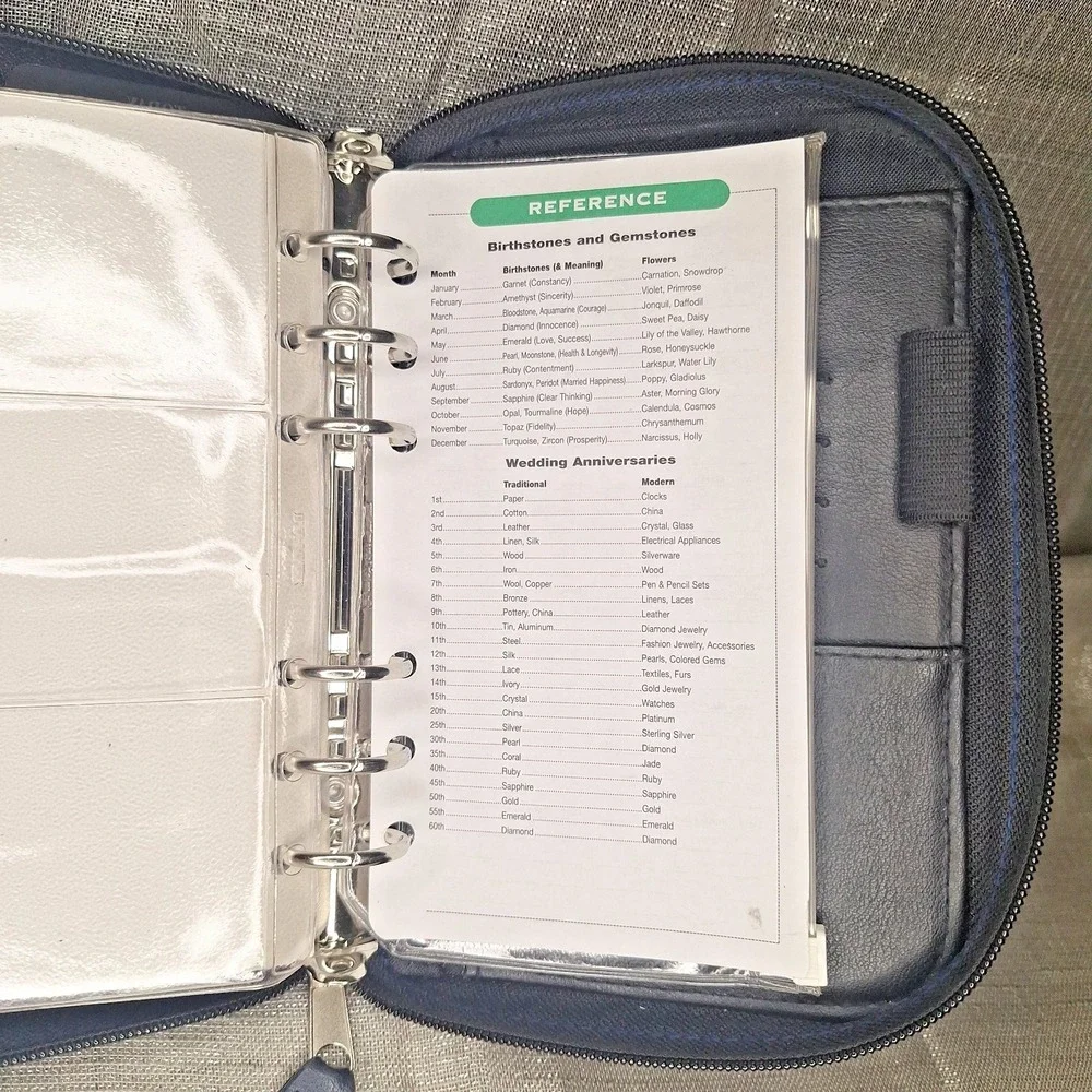 Day-Timer ruler section clean