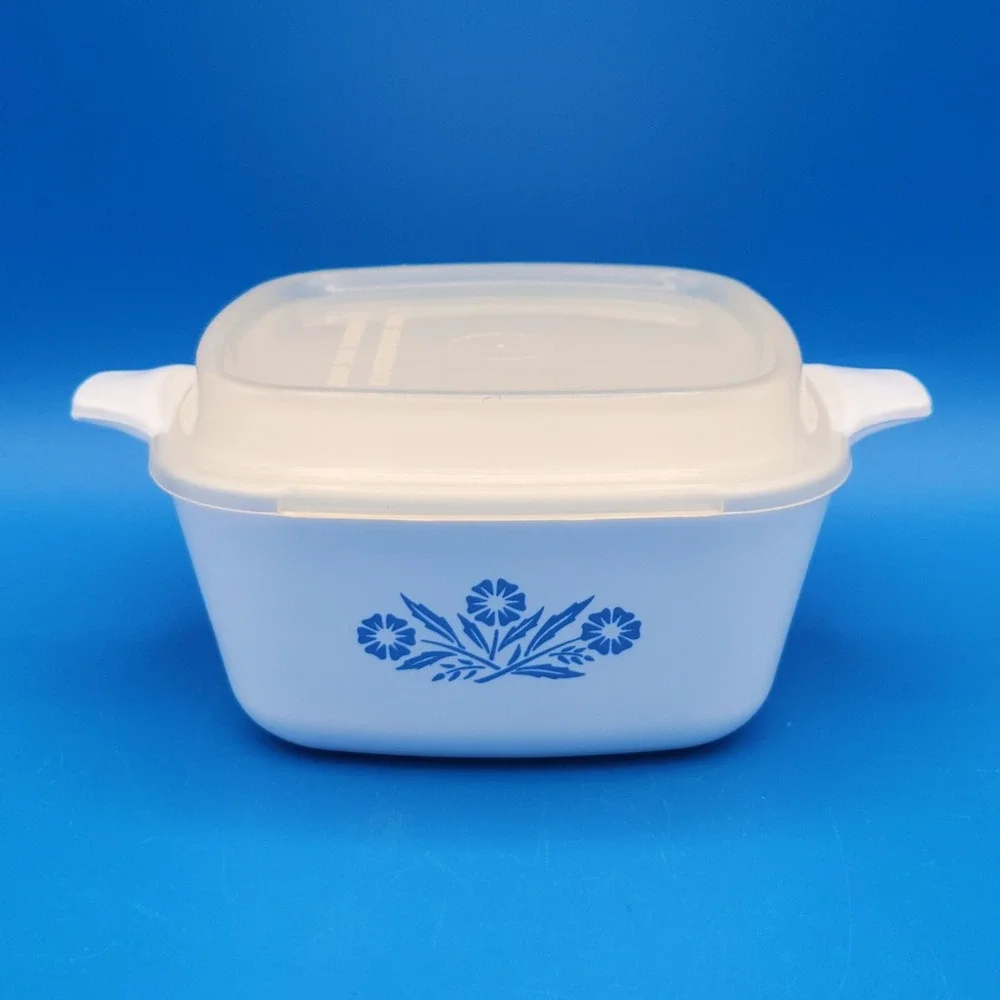 Corning Ware Cornflower Blue P-43-B 2 3/4 Cup 24 oz Casserole Dish with Lid