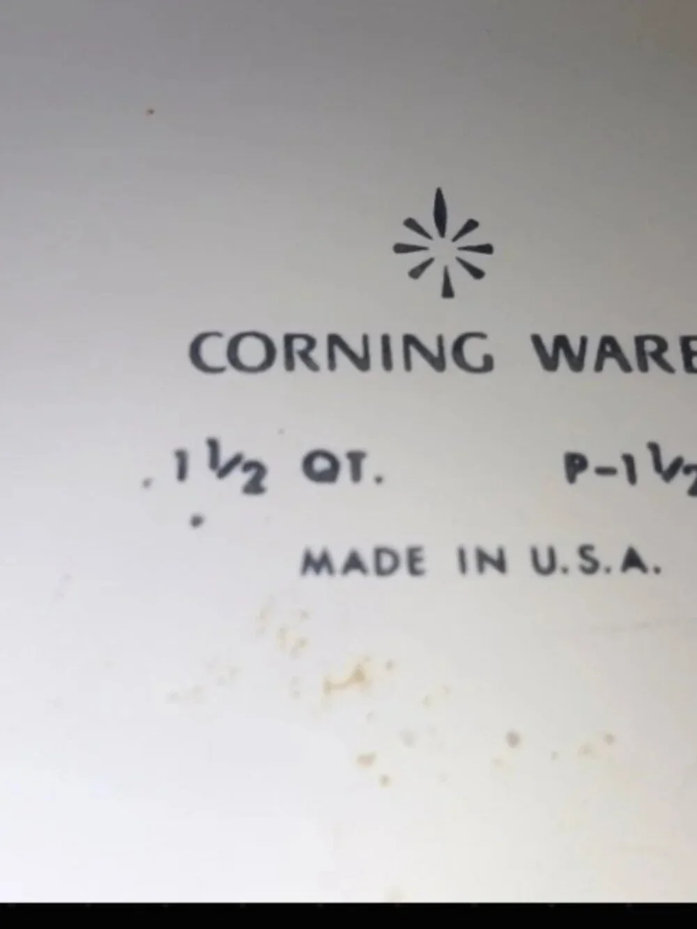 Corning Ware Blue Corn Flower vintage rare