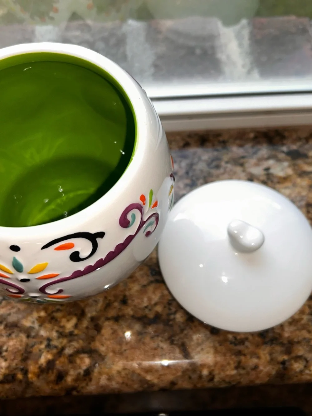 LANG white ceramic