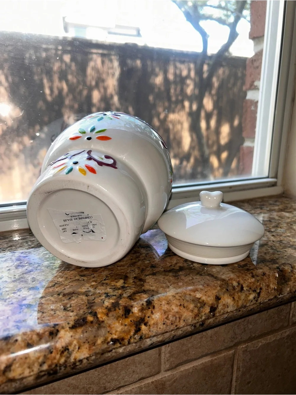 LANG white ceramic