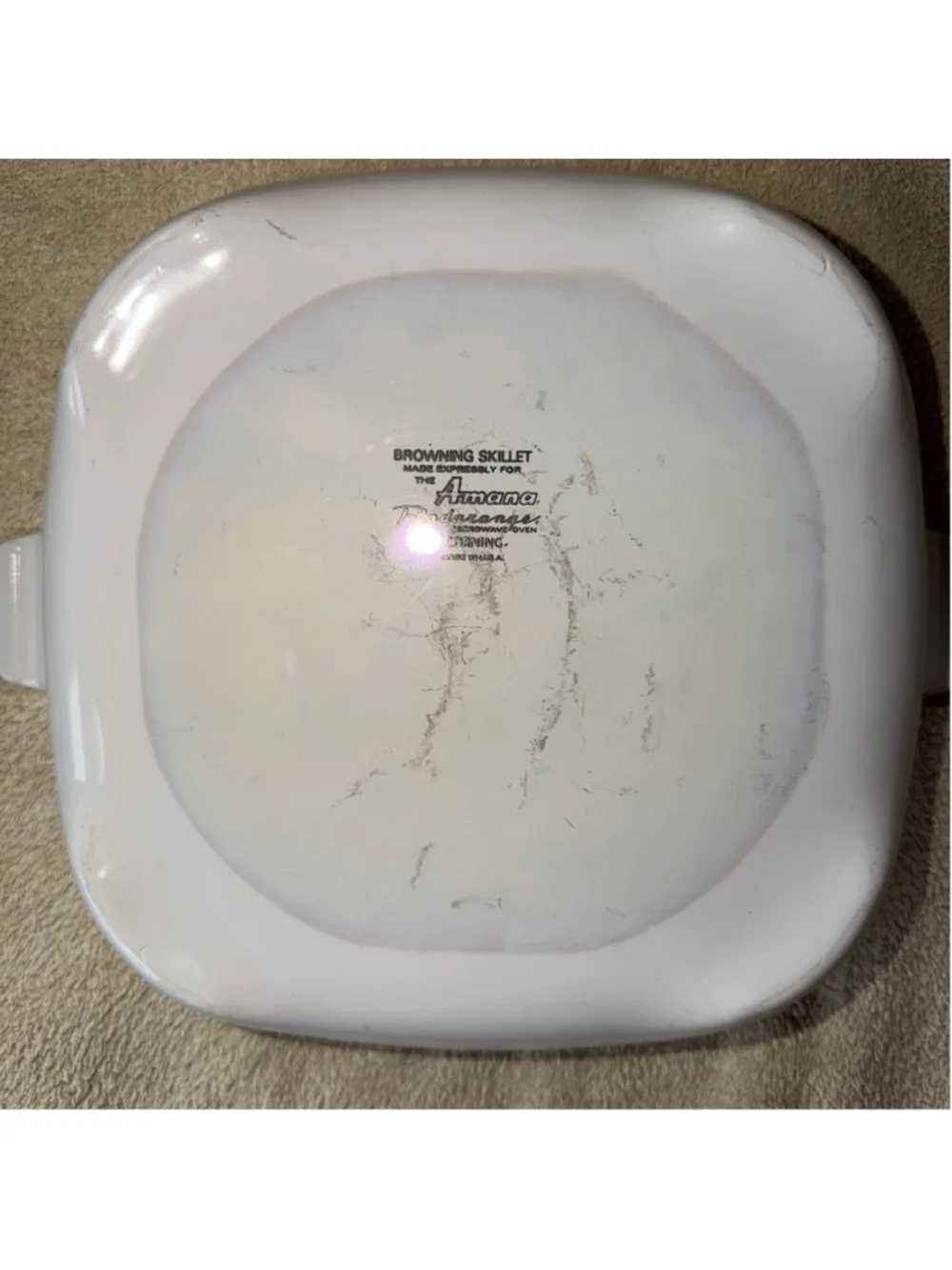 Corningware cracks flaw