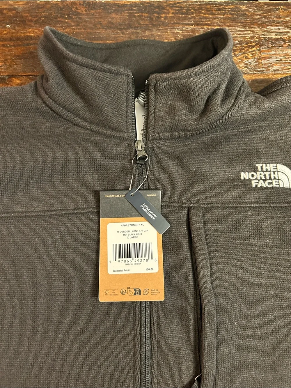 The North Face heavyweight fleece
