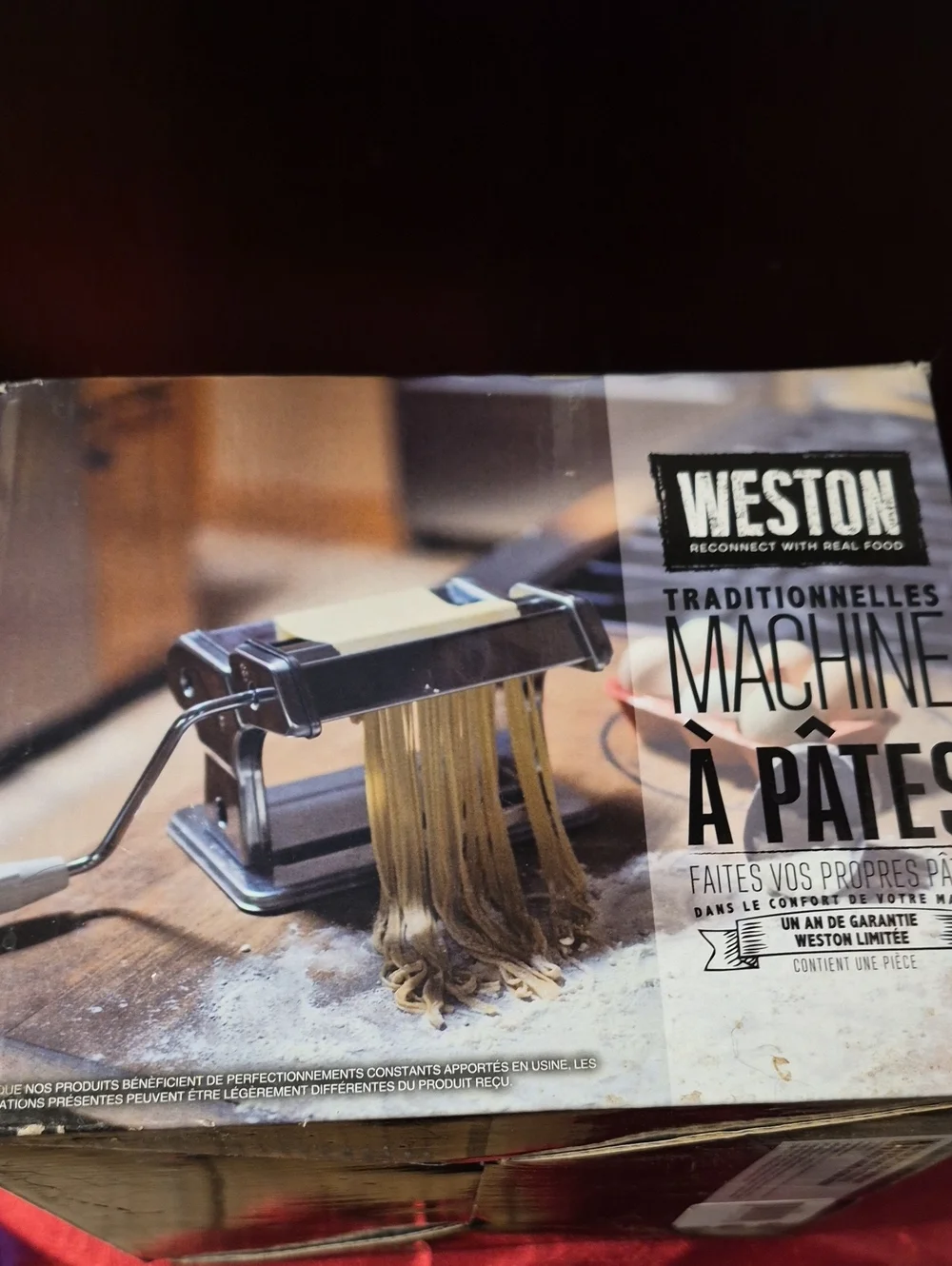 WESTON 🍝 Traditional Hand-Made Crank PASTA MACHINE 🍝 NEW In BOX 🎁 MSRP $50