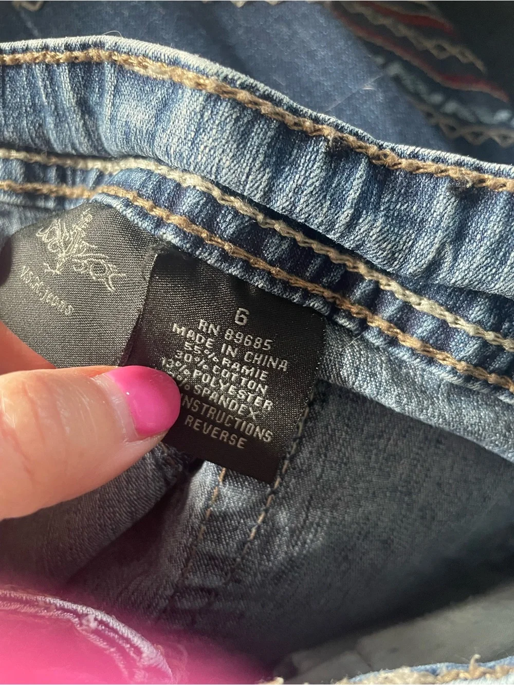 Y2K VSH medium was denim long shirts