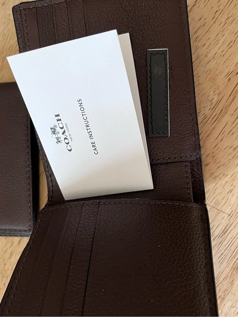 Coach pebbled leather