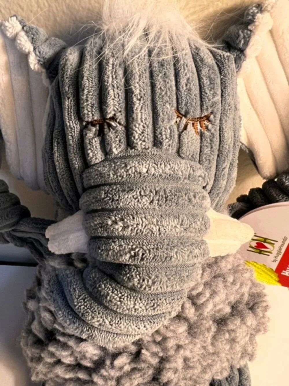 Plush Elephant Dog Toy