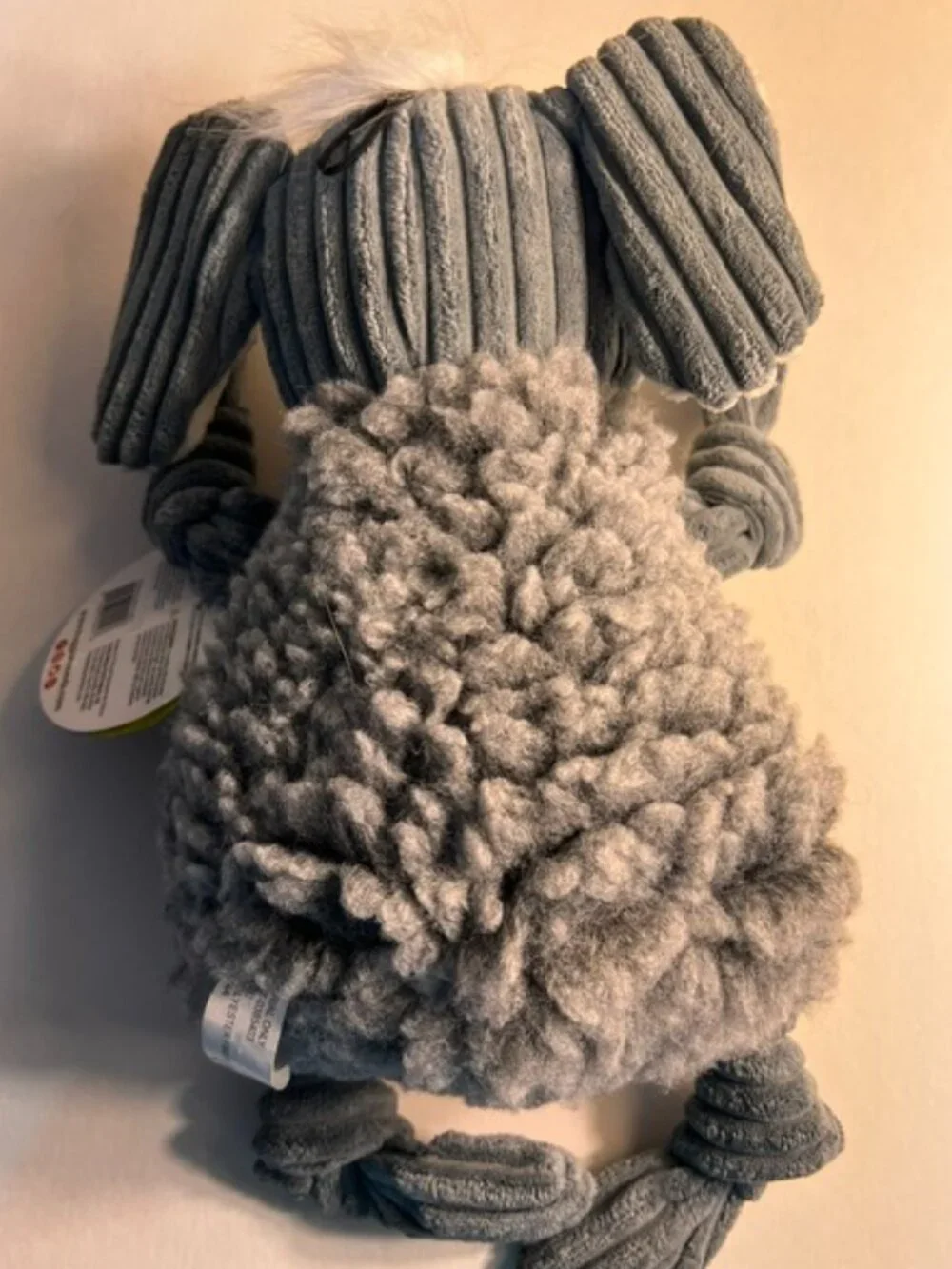 Plush Elephant Dog Toy