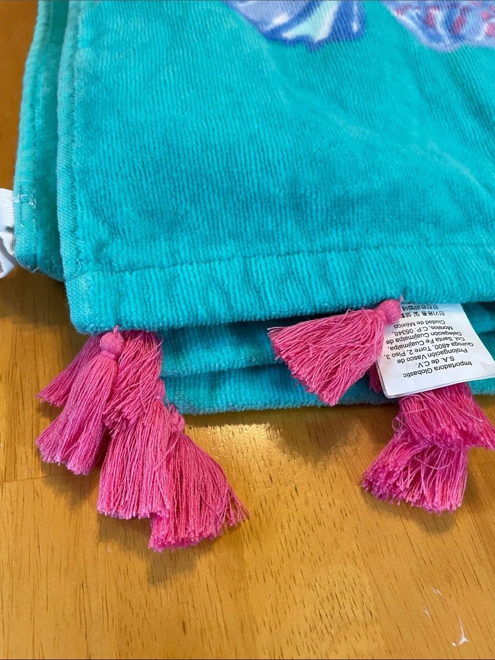 Lilly Pulitzer x Pottery Barn Tassel Beach Towel Fan Sea Pants