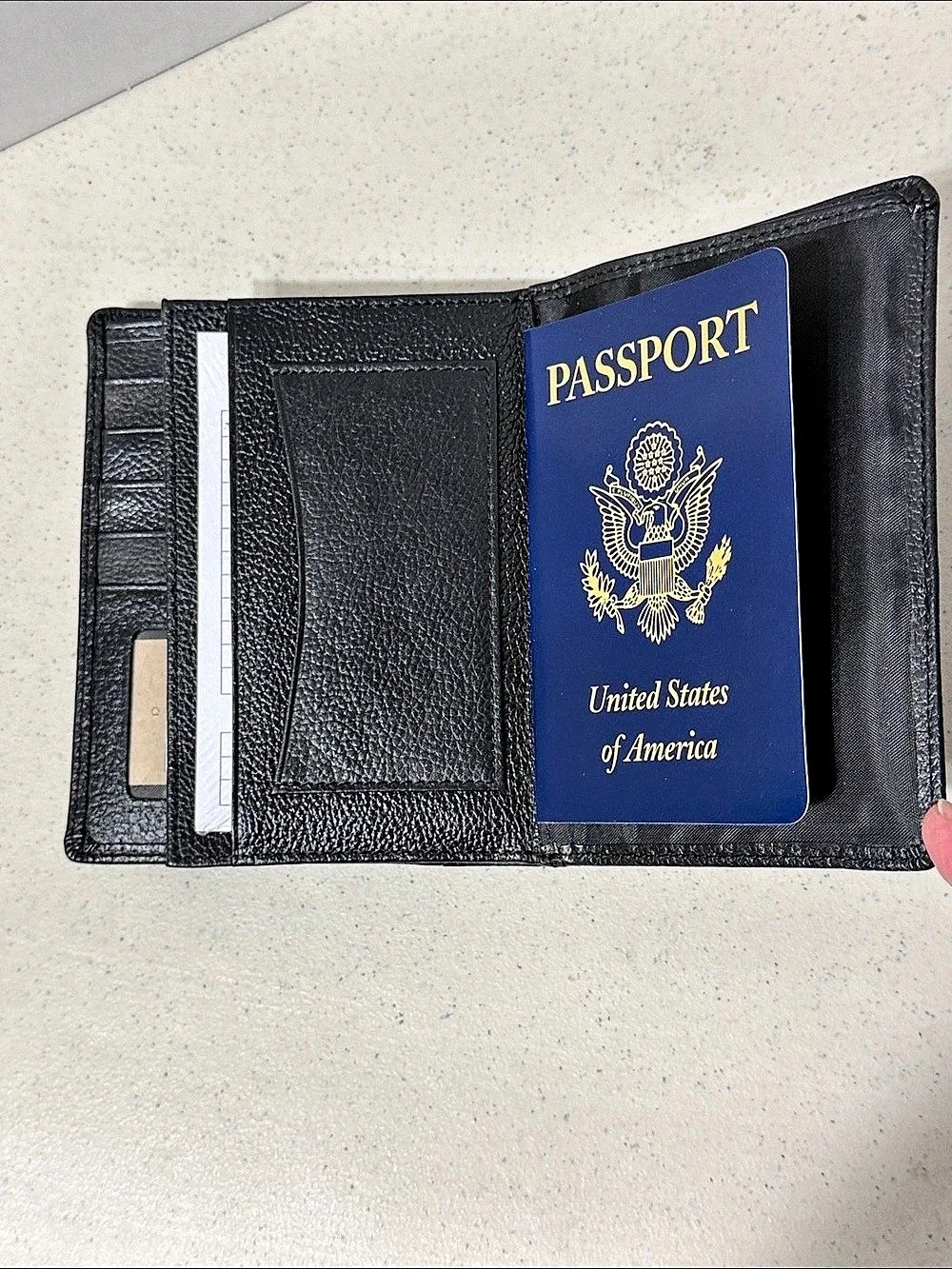 Wilson leather passport