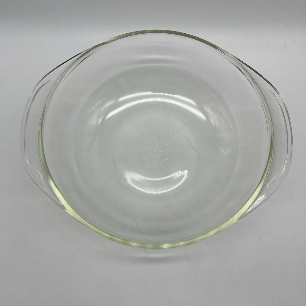Vintage PYREX 1.5 Qt. Casserole #023 Baking Dish Bowl, Lid #683-C, Sealing Cips