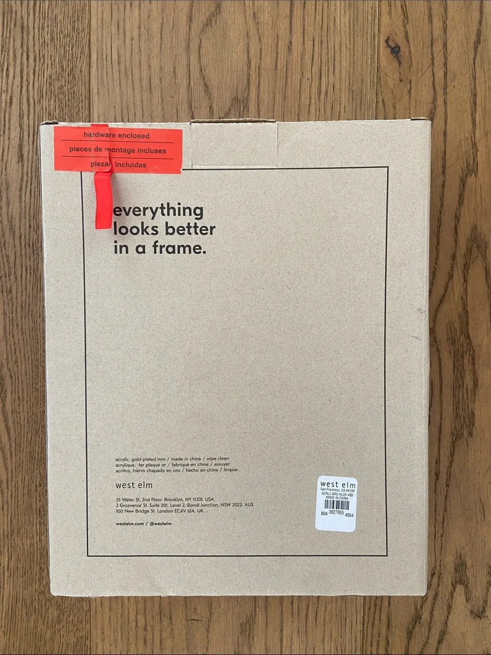 West Elm Girl Friday Modern Acrylic Frame