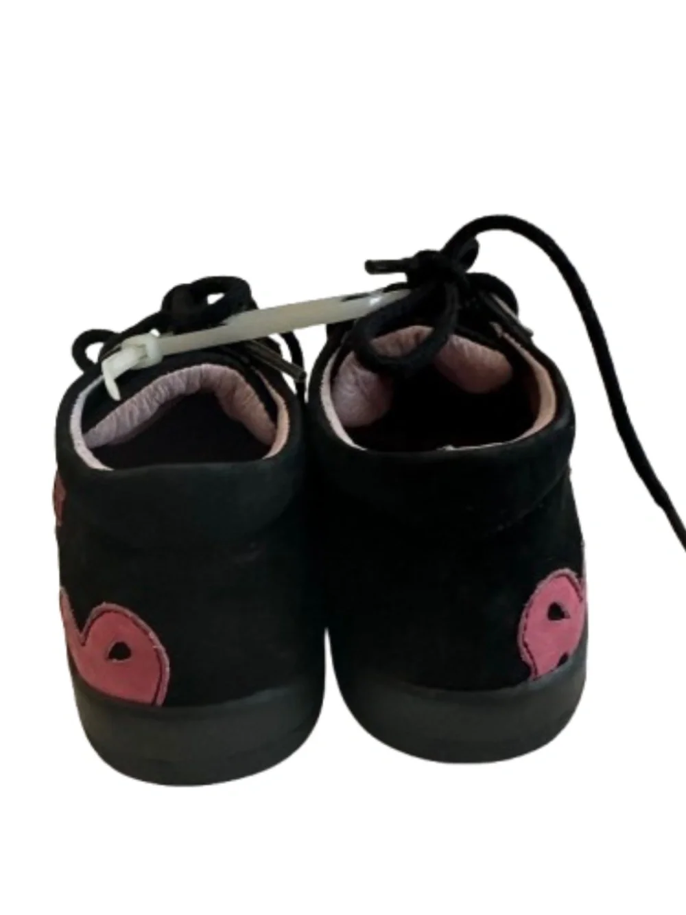 NWT Perfection Toddler/Baby Girl 5.5W Suede Genuine Leather Lace Up Boots Shoes