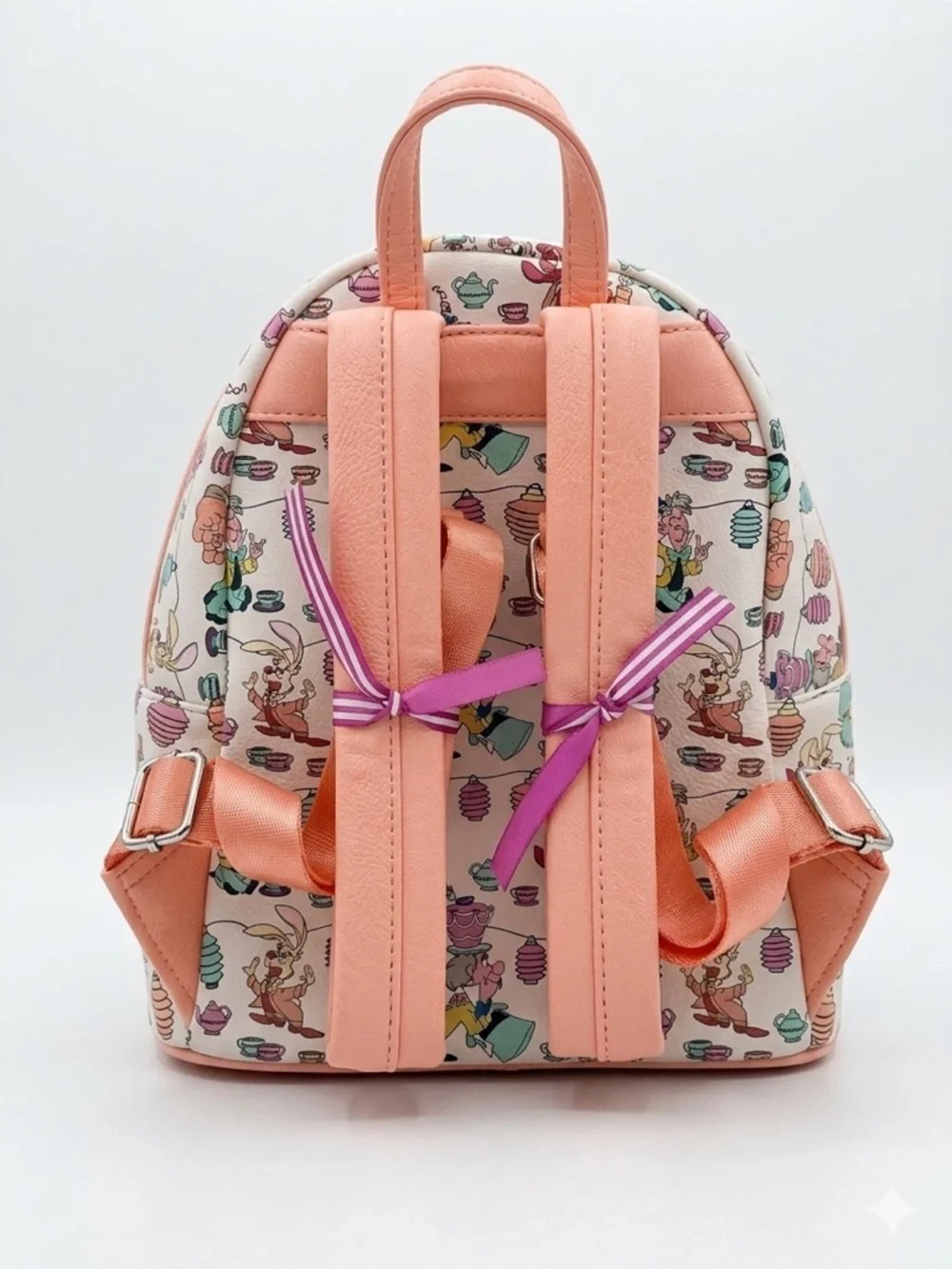 Loungefly Disney Alice in Wonderland Pastel Lantern Mini Backpack - Peach Trim