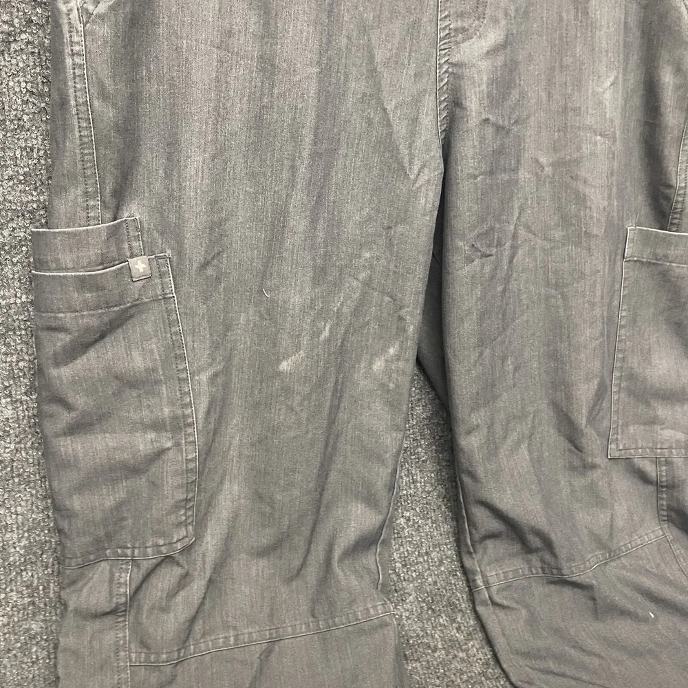FIGS Axim Cargo Scrub Pants Mens Sz XL Graphite Gray T2001