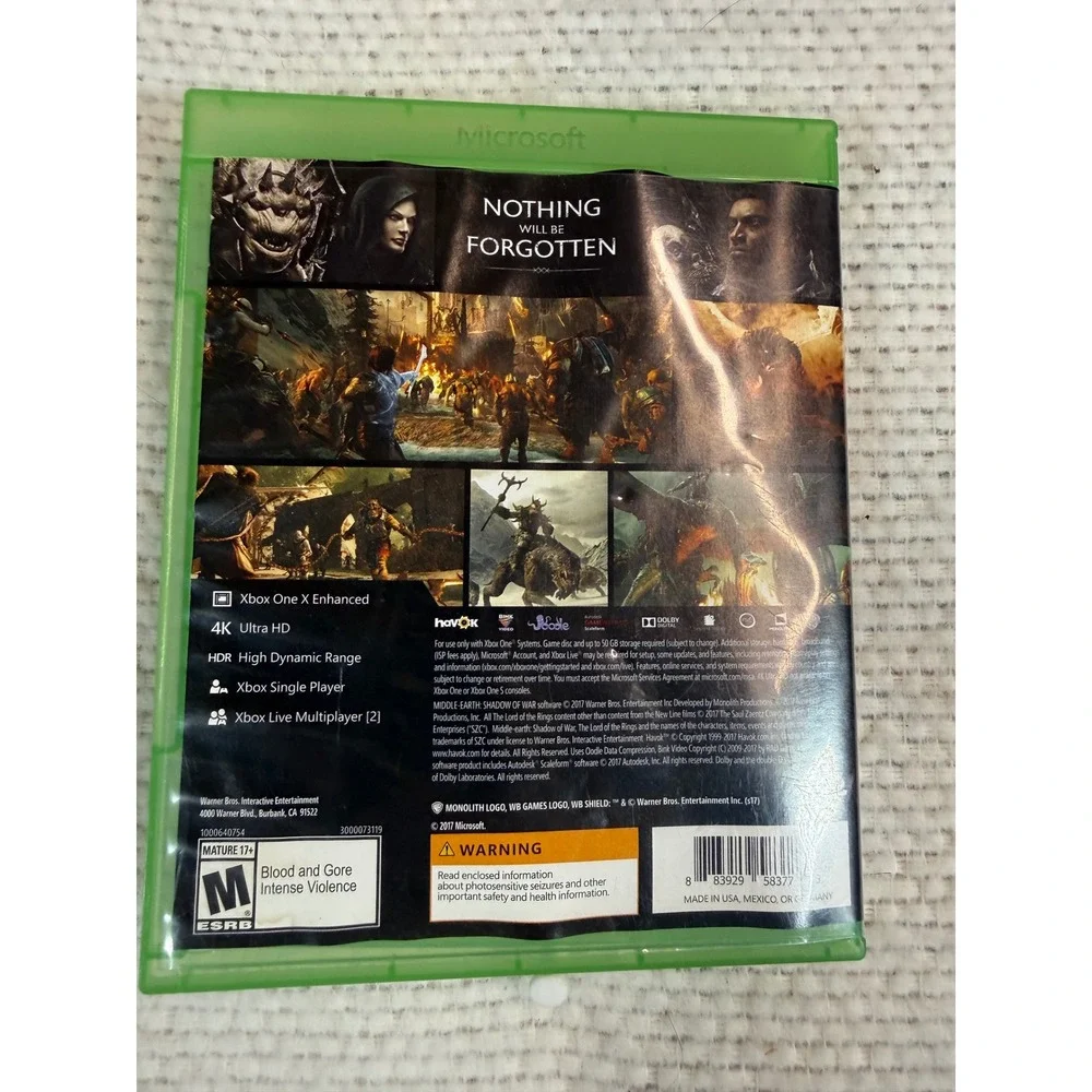 Warner Bros. Interactive Entertainment middle earth
