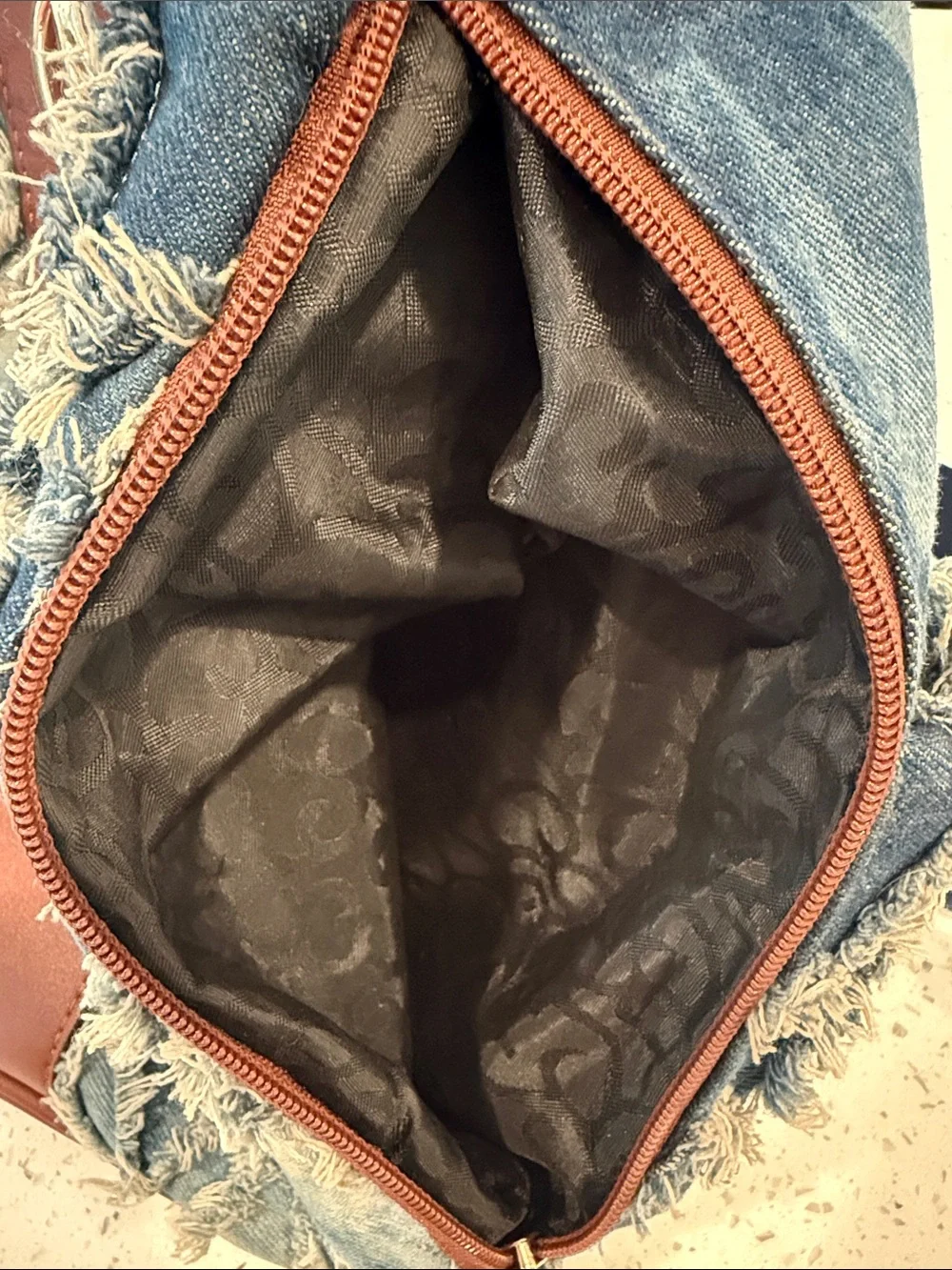 Marco by MKP collection multi denim backpack