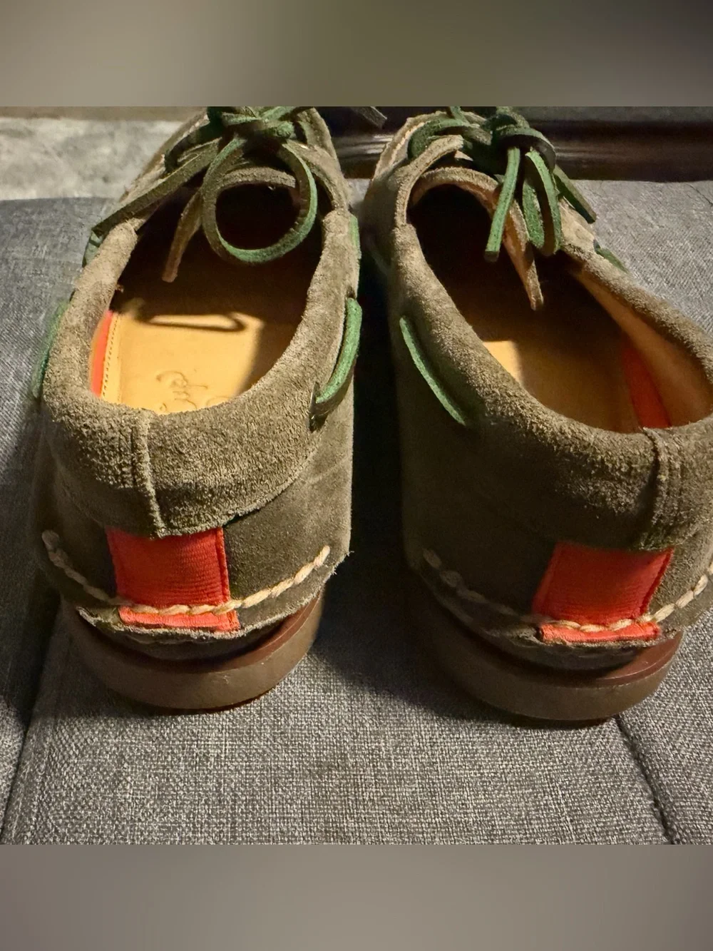 Sperry suede boat