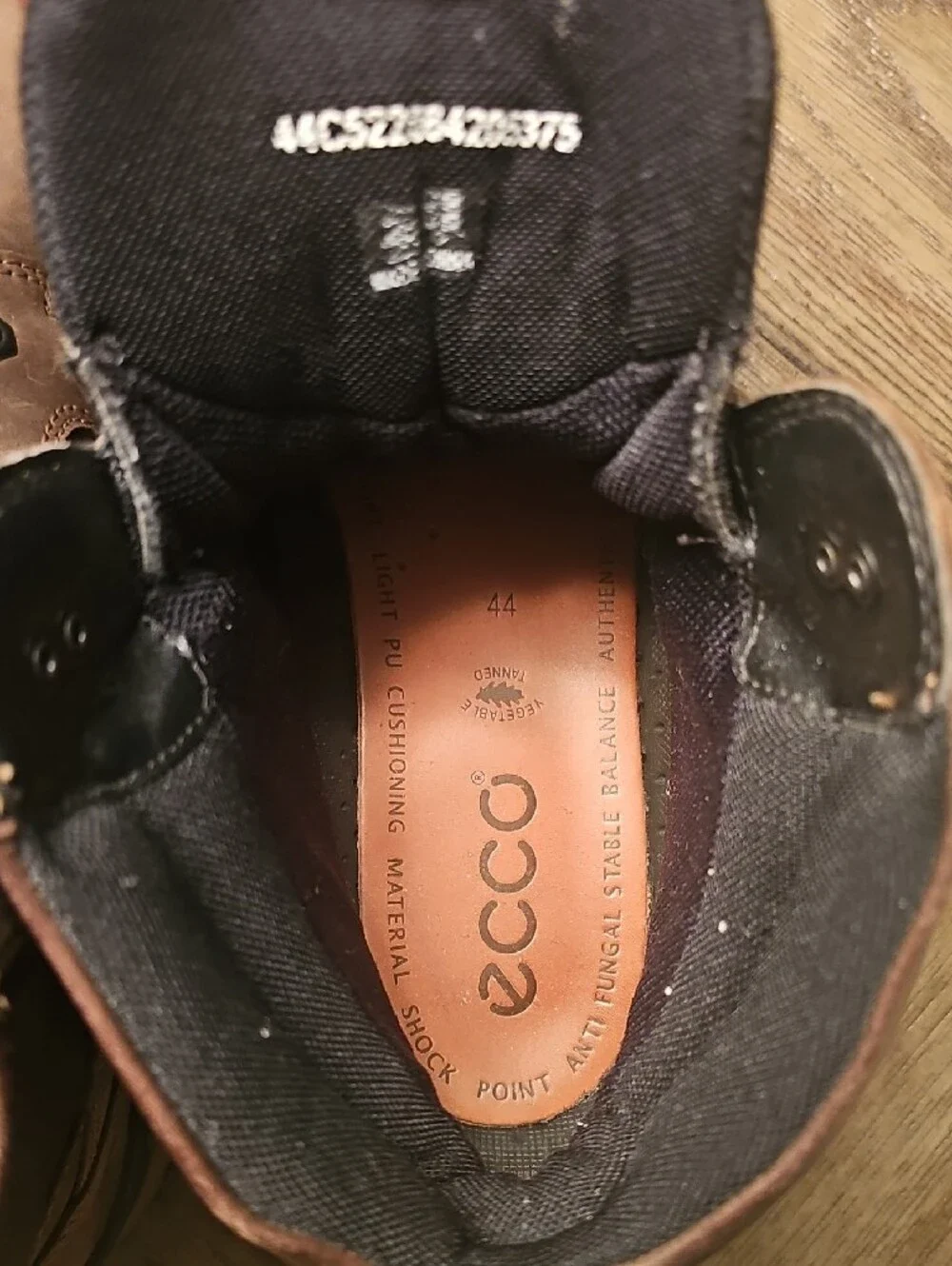 Ecco Brown Leather Chukka Boots for Men
