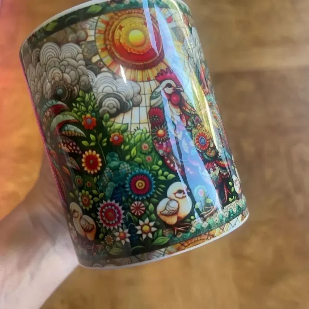 Original Art Livorno Chicken Coffee Mug!