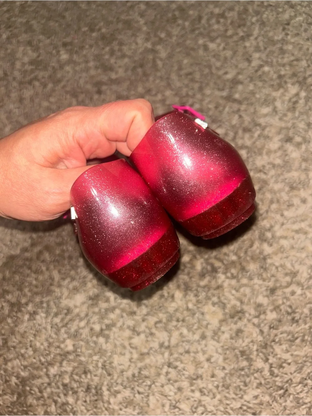 Mini Melissa Sparkly Mary Jane Sandals size 1