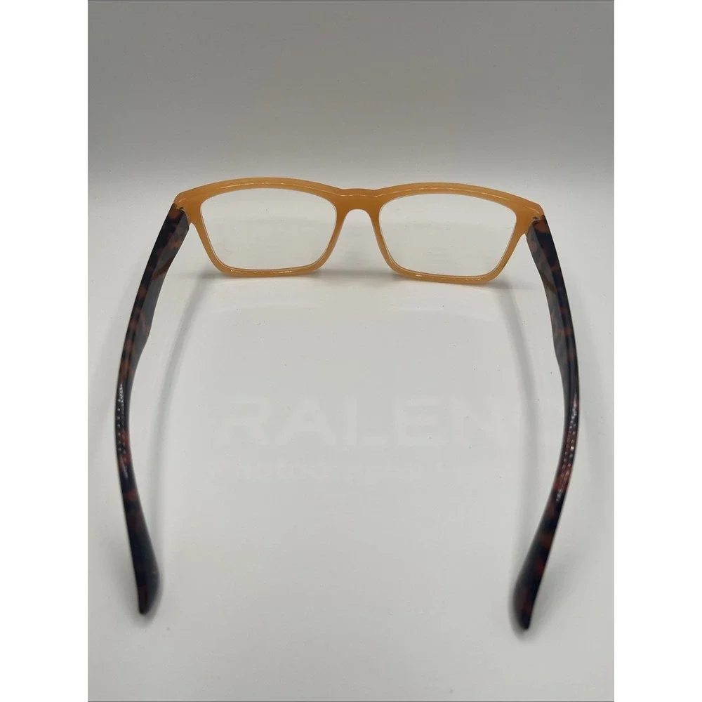 LUCKY BRAND VLBR006 MILKY ORANGE FULL RIM EYEGLASSES FRAMES 55-15-140 #659