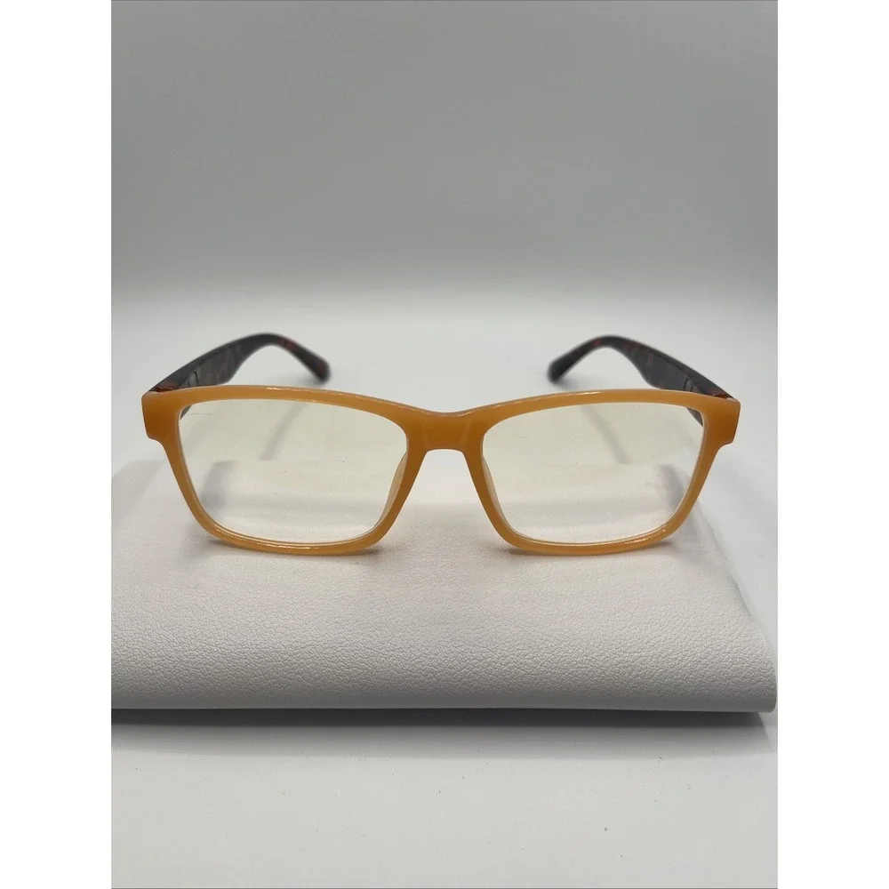 LUCKY BRAND VLBR006 MILKY ORANGE FULL RIM EYEGLASSES FRAMES 55-15-140 #659