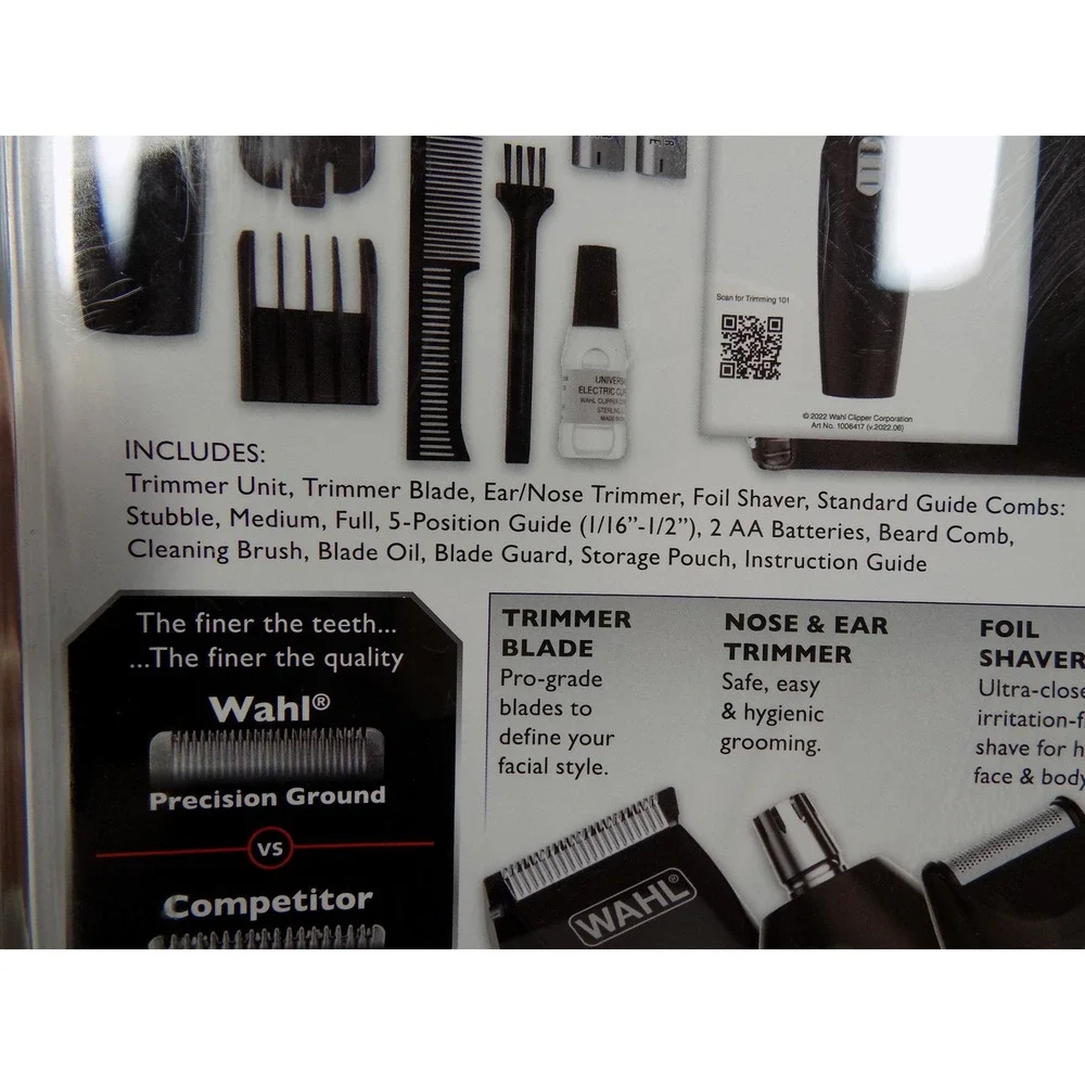 Wahl All In One Battery Groomer Mens Beard Trimmer Shaver Kit 5613‎ New