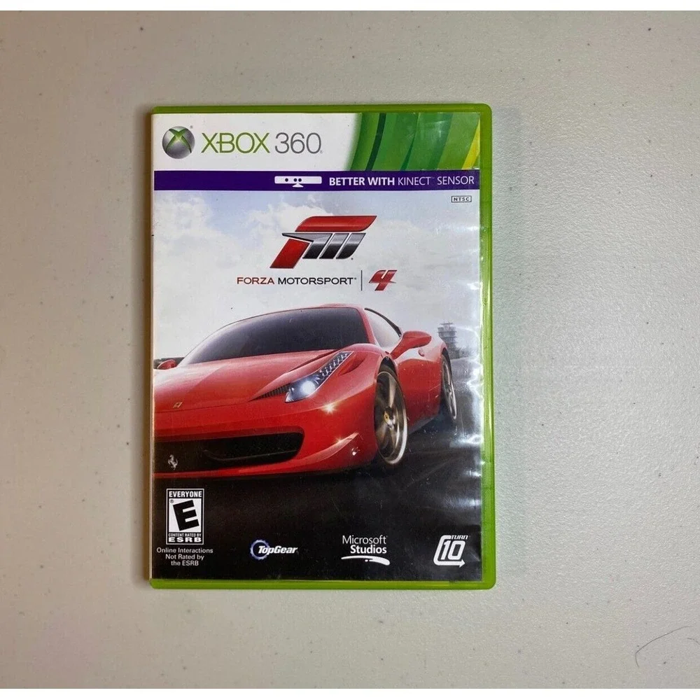 Forza Motorsport 4 for Microsoft Xbox 360 Video Game Complete Case Manual‎ Disc