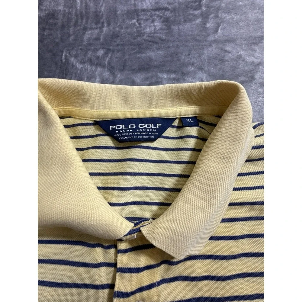 Polo Golf Ralph Lauren Lot Of 3 Men's XL Golf Polos 100% Pima Cotton‎