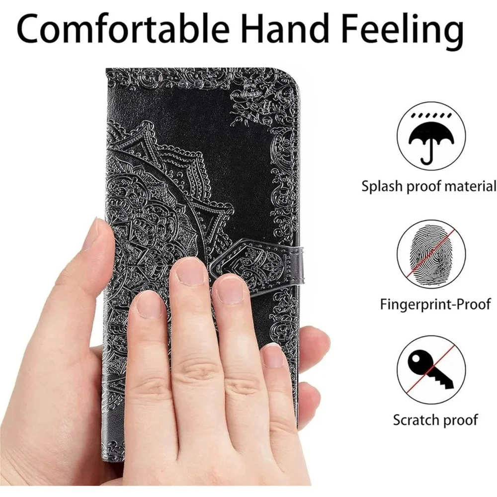 3-in-1 Phone Case In Black For iPhone 15 Plus