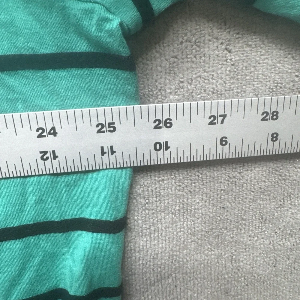 Polo Golf Ralph‎ Lauren Shirt Mens XXL Green Stripe Silk Blend Preppy Turquoise