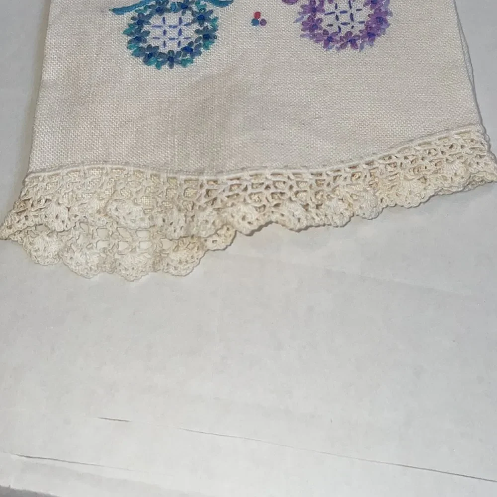 Vintage white linen
