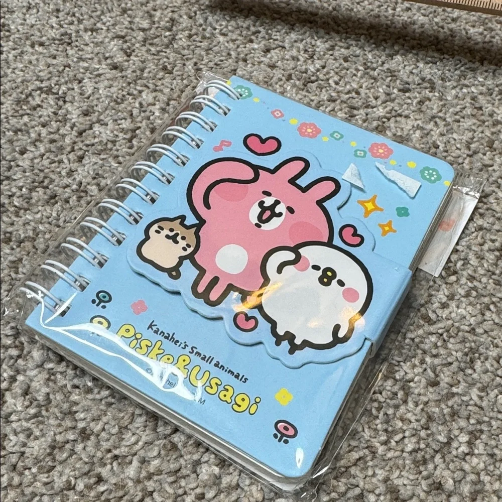 Kanahei Piske & Usagi Mini Spiral Notebook Japanese Kawaii NWT