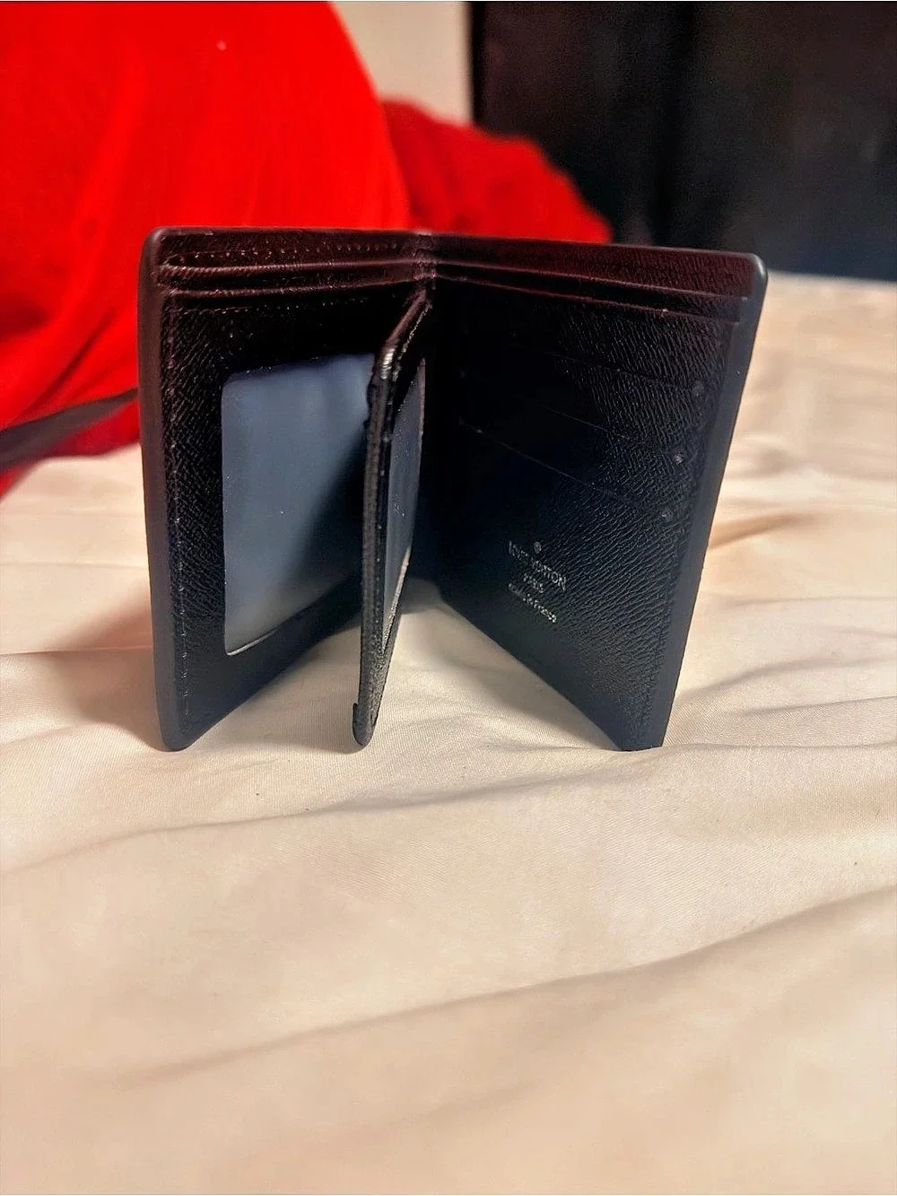 Louis Vuitton Multiple Wallet Checkered Black Like New