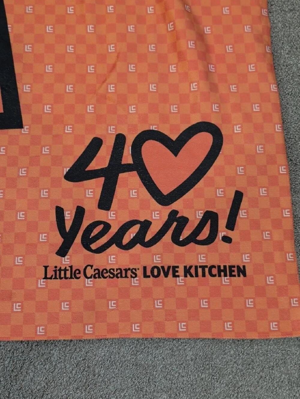 Little Caesars 40 Years Super Soft Throw Blanket