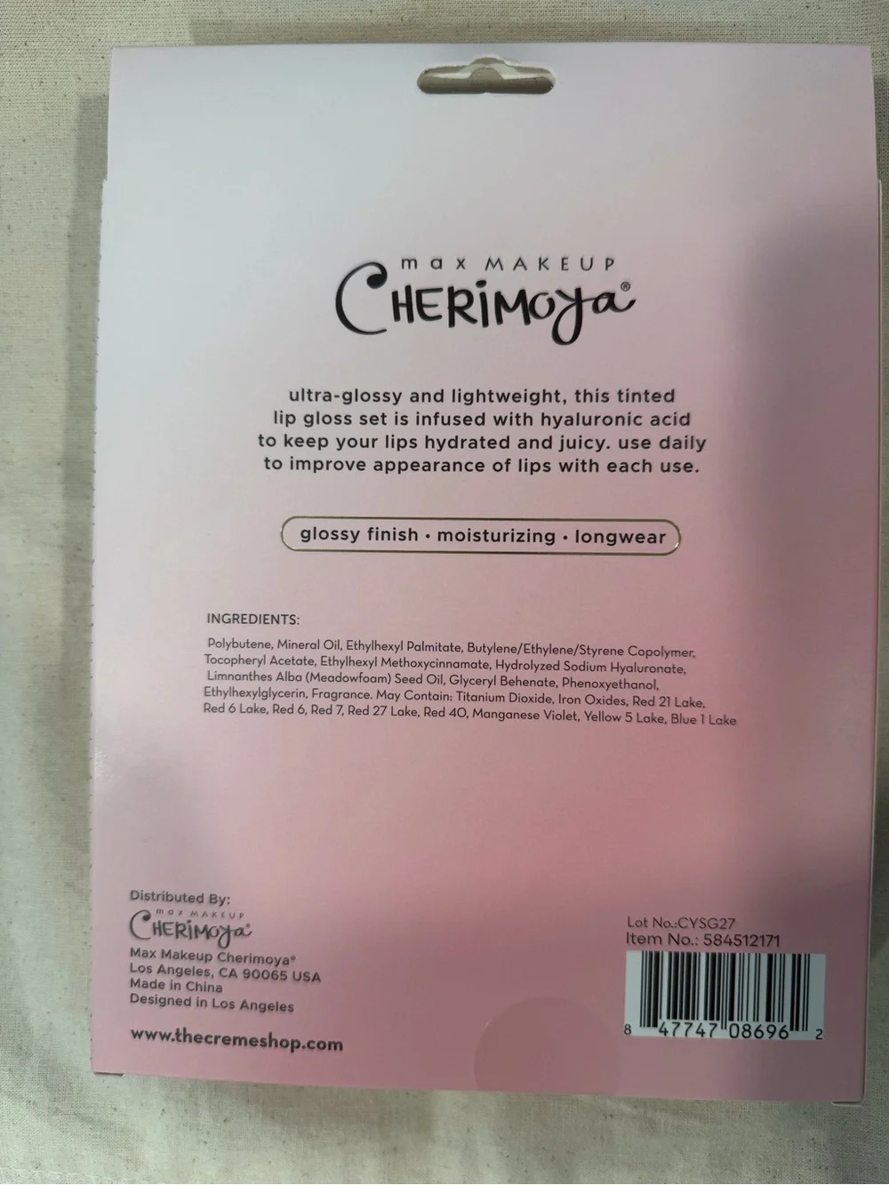 Lip Oil Trio - Pink Shades (Rosé Glow, Ruby Shine, Candy Sky)