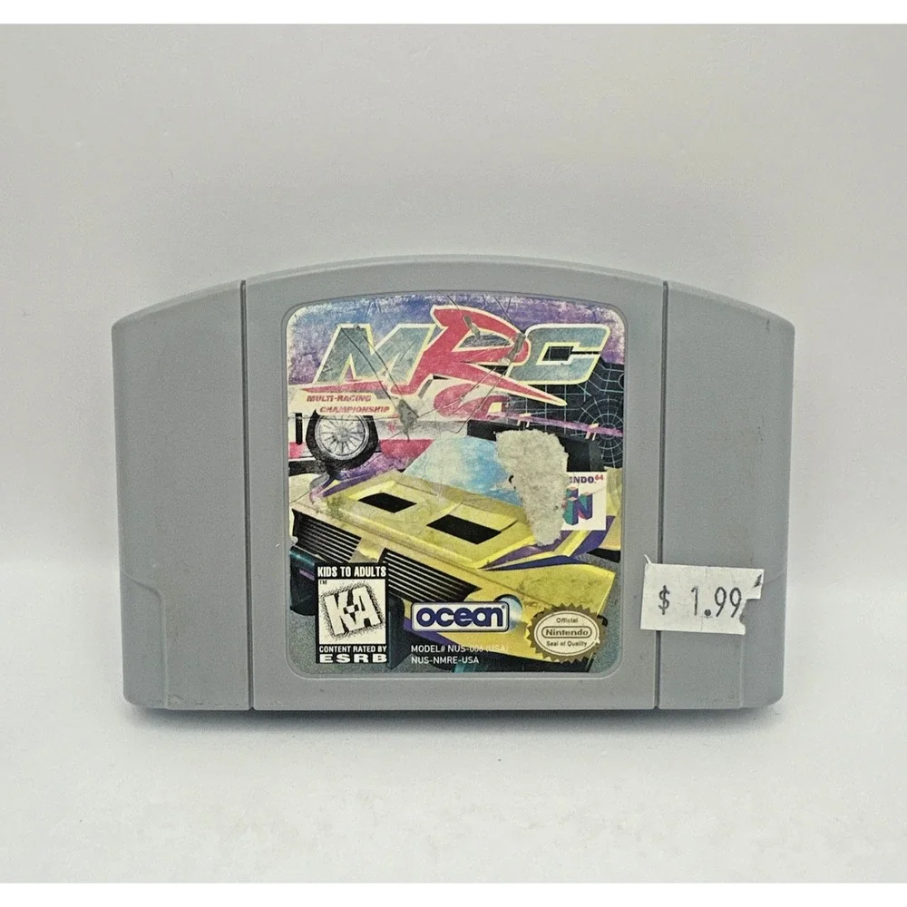 MRC Multi-Racing Championship Nintendo N64 Game Cartridge