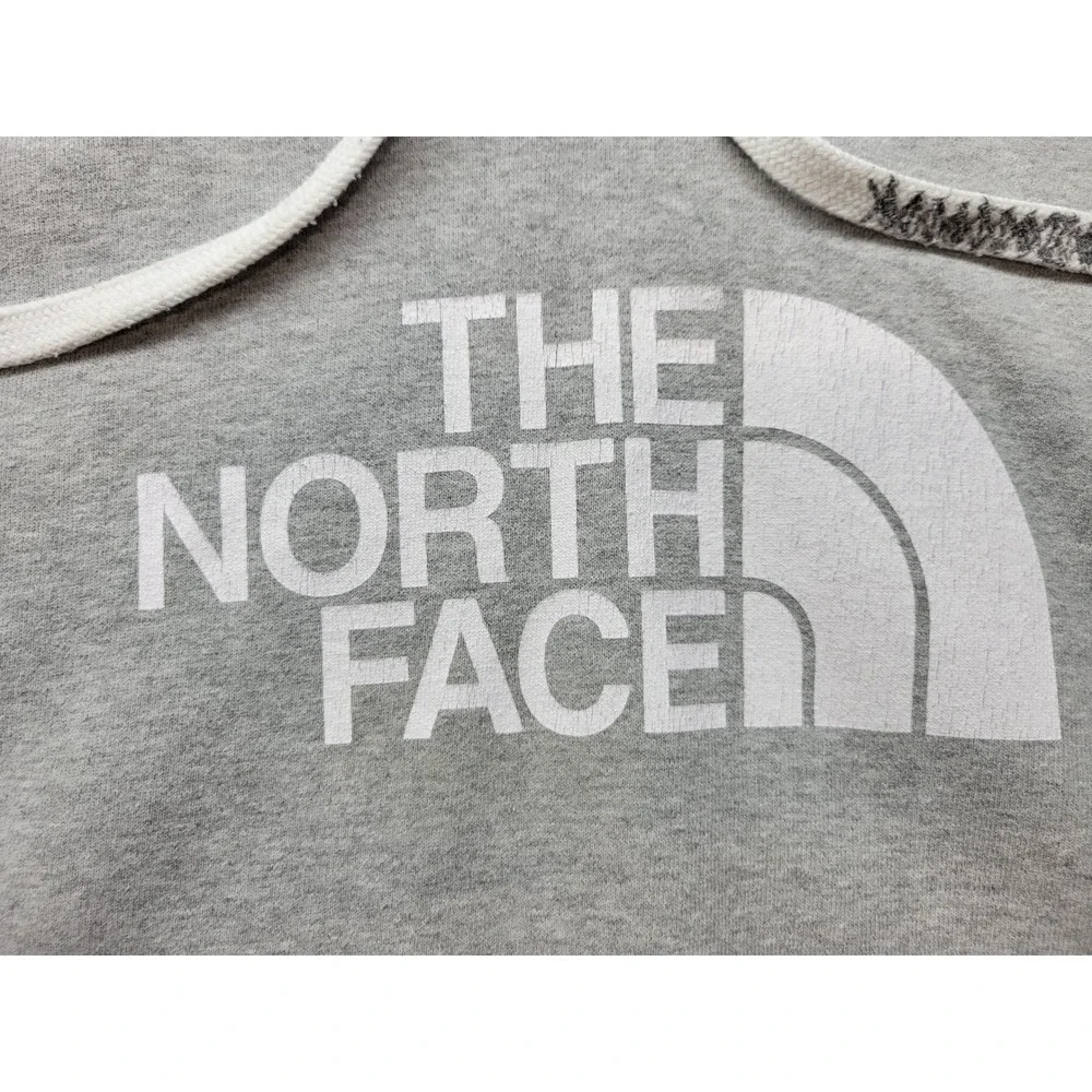 The North Face Mens Half Dome Hoodie Gray CZZ7 Pullover Sweatshirt Medium
