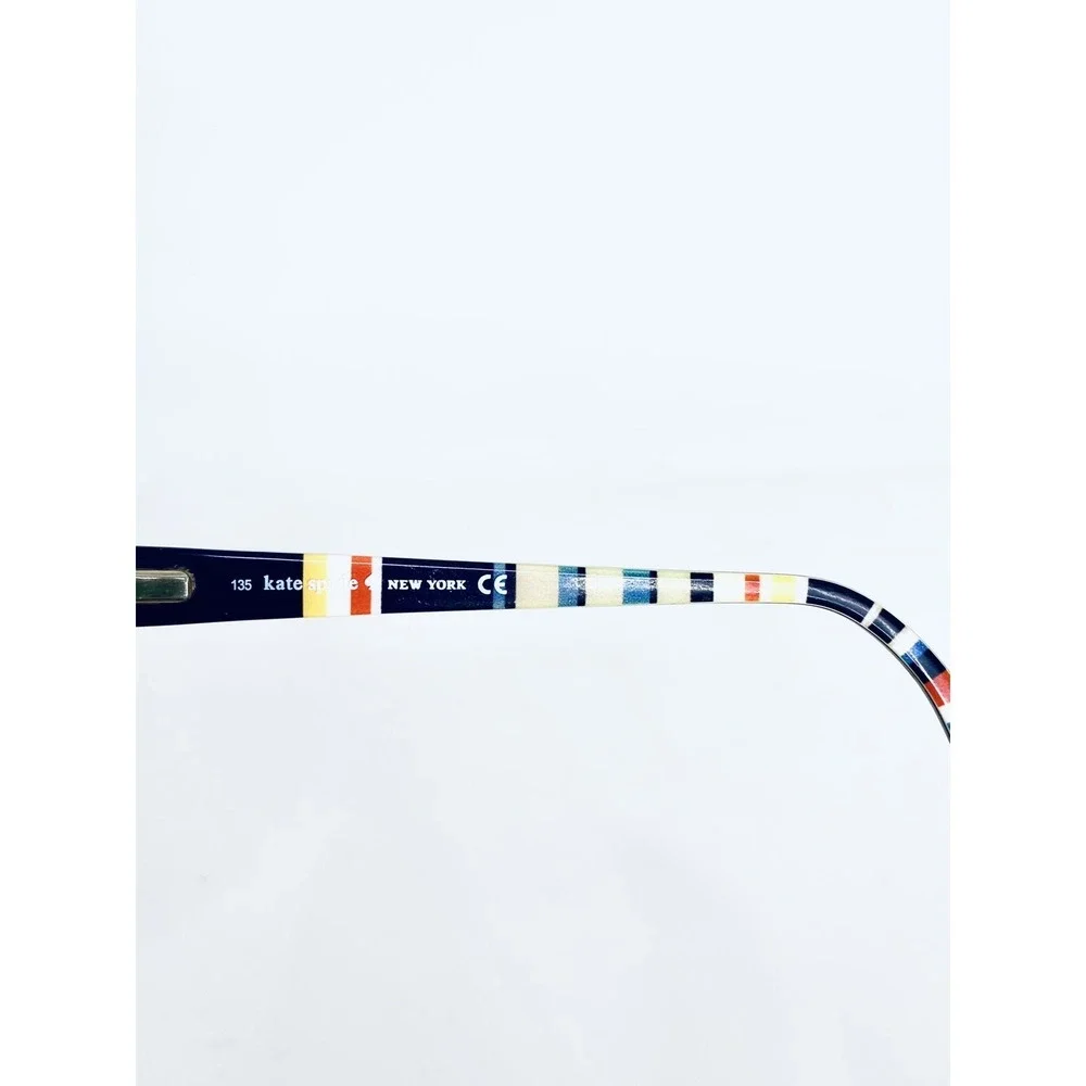 Kate Spade NY Tortoise Rectangular Glasses Striped Temple Lorelei 0X23 52 14 135